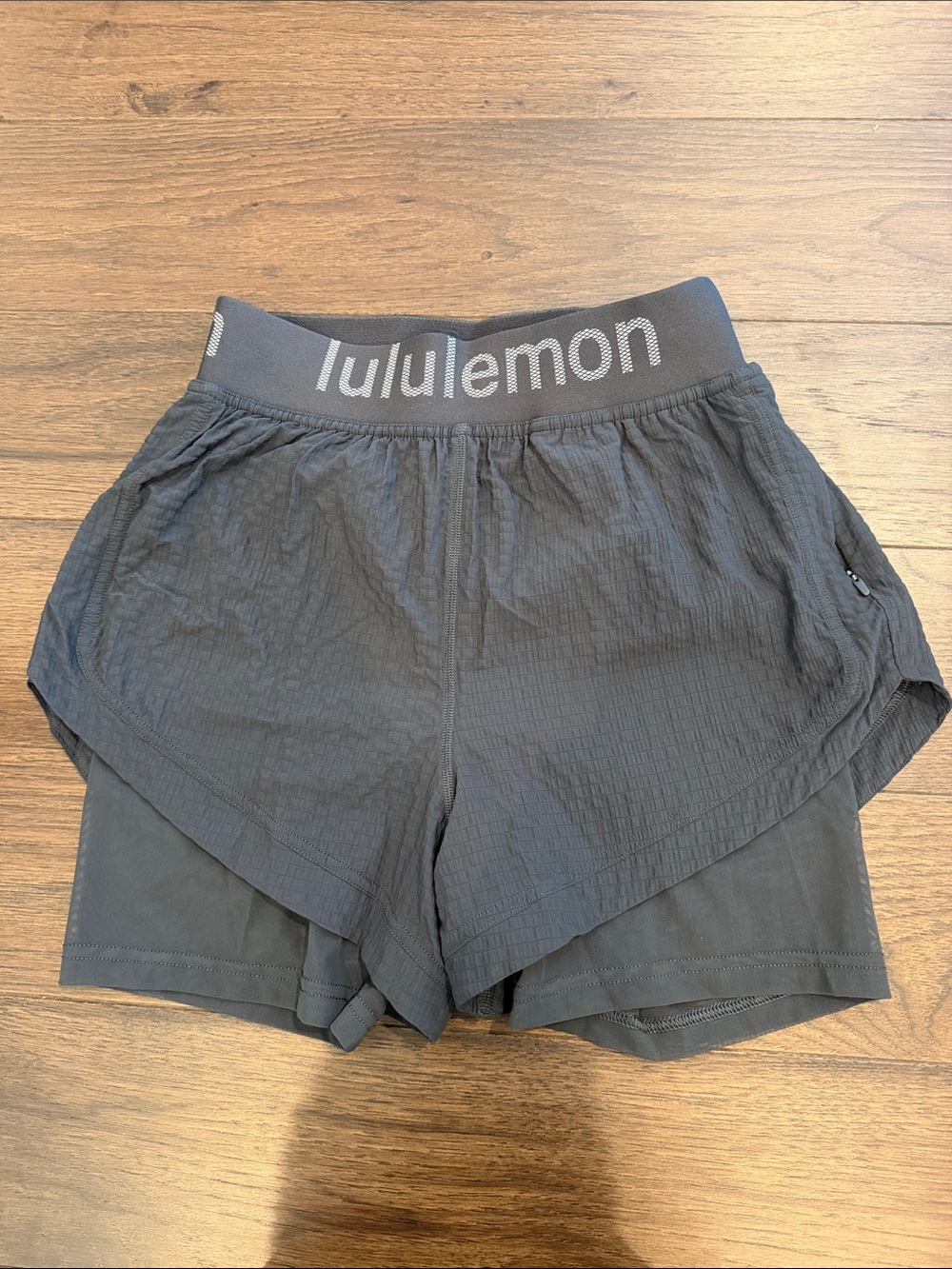 Lululemon athletica Black Athletic Layered Shorts